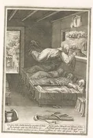 An illustration from Vita et miracvla sanctiss.mi patris Benedicti : ex libro ii dialogorum beati Gregorii papae et monachi collecta : et ad instantiam deuotorum monachorum congregationis eiusdem s.ti Benedicti Hispaniarum aeneis tÿpis accuratissimè delineata (1579)