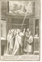 Picture 32 of 32 from Vita et miracvla sanctiss.mi patris Benedicti : ex libro ii dialogorum beati Gregorii papae et monachi collecta : et ad instantiam deuotorum monachorum congregationis eiusdem s.ti Benedicti Hispaniarum aeneis tÿpis accuratissimè delineata (1579), leaf 98