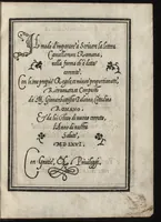 An illustration from Compendio del gran volvme de l'arte del bene et leggiadramente scrivere tvtte le sorti di lettere et caratteri : con le lor regole, misure, & essempi (1578)