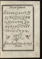 An illustration from Compendio del gran volvme de l'arte del bene et leggiadramente scrivere tvtte le sorti di lettere et caratteri : con le lor regole, misure, & essempi (1578)