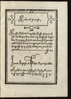 An illustration from Compendio del gran volvme de l'arte del bene et leggiadramente scrivere tvtte le sorti di lettere et caratteri : con le lor regole, misure, & essempi (1578)