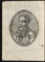 An illustration from Compendio del gran volvme de l'arte del bene et leggiadramente scrivere tvtte le sorti di lettere et caratteri : con le lor regole, misure, & essempi (1578)
