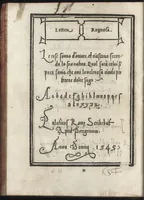 An illustration from Compendio del gran volvme de l'arte del bene et leggiadramente scrivere tvtte le sorti di lettere et caratteri : con le lor regole, misure, & essempi (1578)