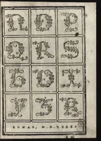 An illustration from Compendio del gran volvme de l'arte del bene et leggiadramente scrivere tvtte le sorti di lettere et caratteri : con le lor regole, misure, & essempi (1578)
