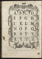 An illustration from Compendio del gran volvme de l'arte del bene et leggiadramente scrivere tvtte le sorti di lettere et caratteri : con le lor regole, misure, & essempi (1578)