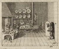 Picture 12 of 23 from Le miroir de l'art et de la nature : qui represente par des planches en taille douce presque tous les ouvrages de l'art & de la nature, des sciences & des métiers : en trois languages, françoise, latine, & allemande (1691), leaf 222