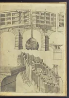 An illustration from Architectvra, oder, Bauung der Antiquen auss dem Vitruuius : woellches sein funff Collummen orden, daer auss mann alle Landts gebreuch vonn Bauuen zu accommodierē : dienstlich fur alle Bawmaystren Maurrer, Stainmetzlen, Schreineren, Bildtshneidren, vnd alle Liebhabernn der Architecturen (1582)