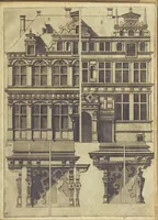 An illustration from Architectvra, oder, Bauung der Antiquen auss dem Vitruuius : woellches sein funff Collummen orden, daer auss mann alle Landts gebreuch vonn Bauuen zu accommodierē : dienstlich fur alle Bawmaystren Maurrer, Stainmetzlen, Schreineren, Bildtshneidren, vnd alle Liebhabernn der Architecturen (1582)