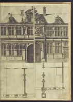 An illustration from Architectvra, oder, Bauung der Antiquen auss dem Vitruuius : woellches sein funff Collummen orden, daer auss mann alle Landts gebreuch vonn Bauuen zu accommodierē : dienstlich fur alle Bawmaystren Maurrer, Stainmetzlen, Schreineren, Bildtshneidren, vnd alle Liebhabernn der Architecturen (1582)