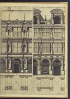 An illustration from Architectvra, oder, Bauung der Antiquen auss dem Vitruuius : woellches sein funff Collummen orden, daer auss mann alle Landts gebreuch vonn Bauuen zu accommodierē : dienstlich fur alle Bawmaystren Maurrer, Stainmetzlen, Schreineren, Bildtshneidren, vnd alle Liebhabernn der Architecturen (1582)