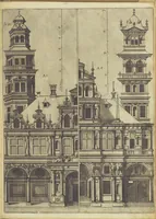 An illustration from Architectvra, oder, Bauung der Antiquen auss dem Vitruuius : woellches sein funff Collummen orden, daer auss mann alle Landts gebreuch vonn Bauuen zu accommodierē : dienstlich fur alle Bawmaystren Maurrer, Stainmetzlen, Schreineren, Bildtshneidren, vnd alle Liebhabernn der Architecturen (1582)