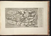 An illustration from Colonna Traiana eretta dal Senato e popolo romano all'imperatore Traiano Augusto nel suo foro in Roma. Scolpita con l'historie della guerra dacica la prima e la seconda espeditione, e vittoria contro il re Decebalo (1672)
