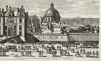 An illustration from Receuille des plus belles veües des maisons royales de France (1680)