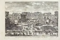 An illustration from Receuille des plus belles veües des maisons royales de France (1680)