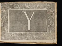 An illustration from Il primo libro di scrivere di Iacomo Romano : dove s'insegna la vera maniera delle cancellaresche corsive, e di tvtte qvelle sorti di lettere che a vn bvon scrittore si appartengono di sapere, & che al presente sono in vso : con li avertimenti et regole, sopra ciascvna sorte di lettera, con le quali ogni mediocre ingegno potrà facilmente da se stesso imparare : con il modo di temperar le penne per dette forti di lettere, & come si deuono tenere in mano, per scriuer bene (1589)