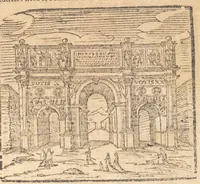 Picture 27 of 35 from Le cose meravigliose dell'alma città di Roma : doue si tratta delle chiese, stationi, reliquie, corpi santi, che vi sono : e diuersi maritaggi di pouere zitelle, che si fanno : con la guida romana, che insegna facilmente à forastieri di ritrouare le cose più notabili di Roma : li nomi de' sommi pontefici, imperatori, & altri principi christiani : con le principali poste d'Italia : con aggiunta d'altre cose fatte da Clemente VIII. Paolo V. e di Vrb. VIII. di F.M. : con le sette merauiglie del mondo, & altre cose notabili (1650), leaf 78