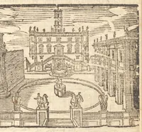 Picture 31 of 35 from Le cose meravigliose dell'alma città di Roma : doue si tratta delle chiese, stationi, reliquie, corpi santi, che vi sono : e diuersi maritaggi di pouere zitelle, che si fanno : con la guida romana, che insegna facilmente à forastieri di ritrouare le cose più notabili di Roma : li nomi de' sommi pontefici, imperatori, & altri principi christiani : con le principali poste d'Italia : con aggiunta d'altre cose fatte da Clemente VIII. Paolo V. e di Vrb. VIII. di F.M. : con le sette merauiglie del mondo, & altre cose notabili (1650), leaf 82