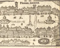 Picture 34 of 35 from Le cose meravigliose dell'alma città di Roma : doue si tratta delle chiese, stationi, reliquie, corpi santi, che vi sono : e diuersi maritaggi di pouere zitelle, che si fanno : con la guida romana, che insegna facilmente à forastieri di ritrouare le cose più notabili di Roma : li nomi de' sommi pontefici, imperatori, & altri principi christiani : con le principali poste d'Italia : con aggiunta d'altre cose fatte da Clemente VIII. Paolo V. e di Vrb. VIII. di F.M. : con le sette merauiglie del mondo, & altre cose notabili (1650), leaf 86