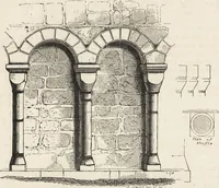 An illustration from An attempt to discriminate the styles of architecture in England : from the Conquest to the Reformation ; with a sketch of the Grecian and Roman orders /by the late Thomas Rickman (1881)