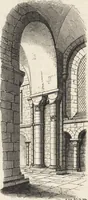An illustration from An attempt to discriminate the styles of architecture in England : from the Conquest to the Reformation ; with a sketch of the Grecian and Roman orders /by the late Thomas Rickman (1881)