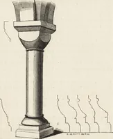 An illustration from An attempt to discriminate the styles of architecture in England : from the Conquest to the Reformation ; with a sketch of the Grecian and Roman orders /by the late Thomas Rickman (1881)