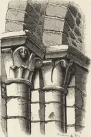 An illustration from An attempt to discriminate the styles of architecture in England : from the Conquest to the Reformation ; with a sketch of the Grecian and Roman orders /by the late Thomas Rickman (1881)