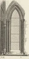 An illustration from An attempt to discriminate the styles of architecture in England : from the Conquest to the Reformation ; with a sketch of the Grecian and Roman orders /by the late Thomas Rickman (1881)