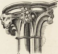 An illustration from An attempt to discriminate the styles of architecture in England : from the Conquest to the Reformation ; with a sketch of the Grecian and Roman orders /by the late Thomas Rickman (1881)