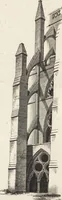 An illustration from An attempt to discriminate the styles of architecture in England : from the Conquest to the Reformation ; with a sketch of the Grecian and Roman orders /by the late Thomas Rickman (1881)