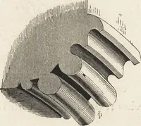 An illustration from An attempt to discriminate the styles of architecture in England : from the Conquest to the Reformation ; with a sketch of the Grecian and Roman orders /by the late Thomas Rickman (1881)