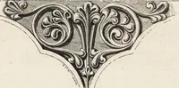 An illustration from An attempt to discriminate the styles of architecture in England : from the Conquest to the Reformation ; with a sketch of the Grecian and Roman orders /by the late Thomas Rickman (1881)