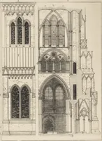 An illustration from An attempt to discriminate the styles of architecture in England : from the Conquest to the Reformation ; with a sketch of the Grecian and Roman orders /by the late Thomas Rickman (1881)