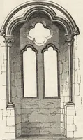 An illustration from An attempt to discriminate the styles of architecture in England : from the Conquest to the Reformation ; with a sketch of the Grecian and Roman orders /by the late Thomas Rickman (1881)