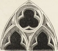 An illustration from An attempt to discriminate the styles of architecture in England : from the Conquest to the Reformation ; with a sketch of the Grecian and Roman orders /by the late Thomas Rickman (1881)