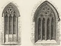 An illustration from An attempt to discriminate the styles of architecture in England : from the Conquest to the Reformation ; with a sketch of the Grecian and Roman orders /by the late Thomas Rickman (1881)