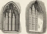 An illustration from An attempt to discriminate the styles of architecture in England : from the Conquest to the Reformation ; with a sketch of the Grecian and Roman orders /by the late Thomas Rickman (1881)