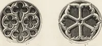 An illustration from An attempt to discriminate the styles of architecture in England : from the Conquest to the Reformation ; with a sketch of the Grecian and Roman orders /by the late Thomas Rickman (1881)
