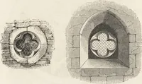 An illustration from An attempt to discriminate the styles of architecture in England : from the Conquest to the Reformation ; with a sketch of the Grecian and Roman orders /by the late Thomas Rickman (1881)