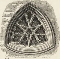 An illustration from An attempt to discriminate the styles of architecture in England : from the Conquest to the Reformation ; with a sketch of the Grecian and Roman orders /by the late Thomas Rickman (1881)