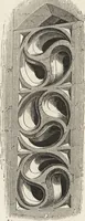 An illustration from An attempt to discriminate the styles of architecture in England : from the Conquest to the Reformation ; with a sketch of the Grecian and Roman orders /by the late Thomas Rickman (1881)