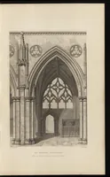 An illustration from An attempt to discriminate the styles of architecture in England : from the Conquest to the Reformation ; with a sketch of the Grecian and Roman orders /by the late Thomas Rickman (1881)