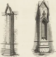 An illustration from An attempt to discriminate the styles of architecture in England : from the Conquest to the Reformation ; with a sketch of the Grecian and Roman orders /by the late Thomas Rickman (1881)