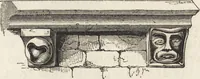 An illustration from An attempt to discriminate the styles of architecture in England : from the Conquest to the Reformation ; with a sketch of the Grecian and Roman orders /by the late Thomas Rickman (1881)