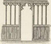 An illustration from An attempt to discriminate the styles of architecture in England : from the Conquest to the Reformation ; with a sketch of the Grecian and Roman orders /by the late Thomas Rickman (1881)