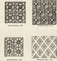 An illustration from An attempt to discriminate the styles of architecture in England : from the Conquest to the Reformation ; with a sketch of the Grecian and Roman orders /by the late Thomas Rickman (1881)