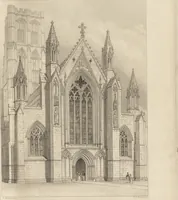 An illustration from An attempt to discriminate the styles of architecture in England : from the Conquest to the Reformation ; with a sketch of the Grecian and Roman orders /by the late Thomas Rickman (1881)