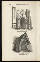 An illustration from An attempt to discriminate the styles of architecture in England : from the Conquest to the Reformation ; with a sketch of the Grecian and Roman orders /by the late Thomas Rickman (1881)