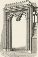 An illustration from An attempt to discriminate the styles of architecture in England : from the Conquest to the Reformation ; with a sketch of the Grecian and Roman orders /by the late Thomas Rickman (1881)