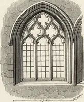 An illustration from An attempt to discriminate the styles of architecture in England : from the Conquest to the Reformation ; with a sketch of the Grecian and Roman orders /by the late Thomas Rickman (1881)