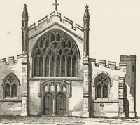 An illustration from An attempt to discriminate the styles of architecture in England : from the Conquest to the Reformation ; with a sketch of the Grecian and Roman orders /by the late Thomas Rickman (1881)